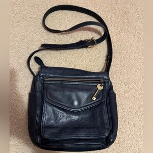 Vintage Fossil 1954 Leather Crossbody Bag